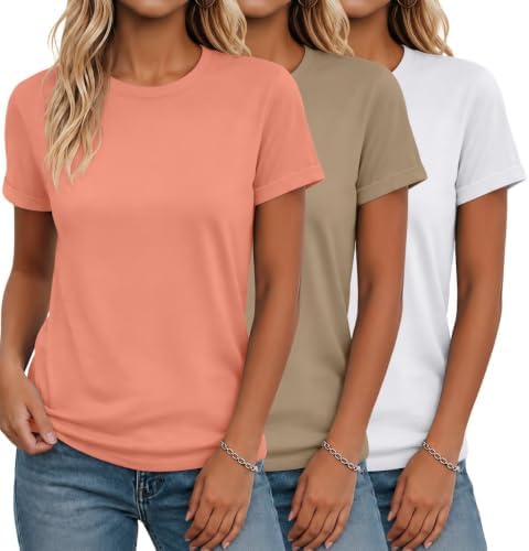 White / Dark Khaki / Coral